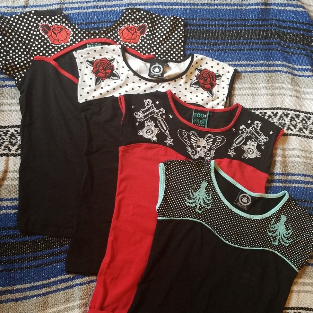 Pin Up / Rockabilly Dame Tops
